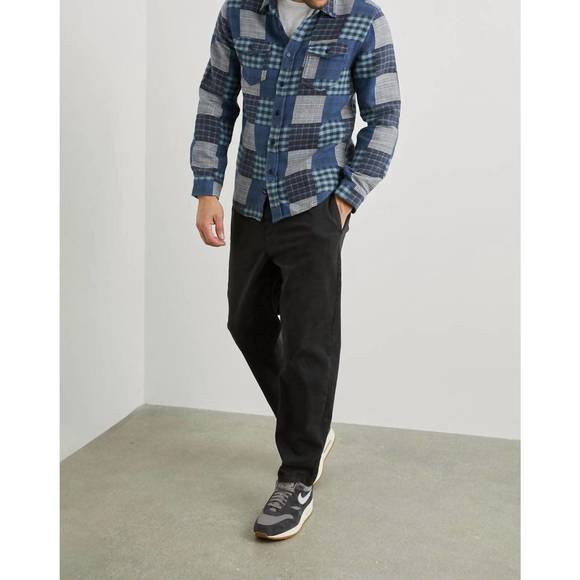 NEW RAILS banton shirt in blue patchwork - Picture 4 of 5